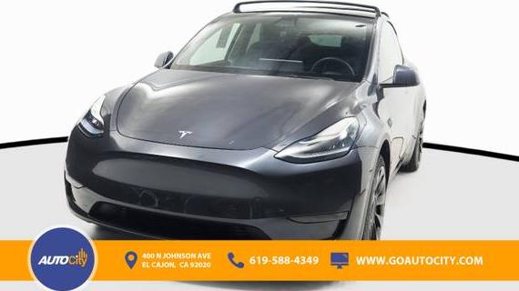 TESLA MODEL Y 2021 5YJYGAEE1MF238388 image